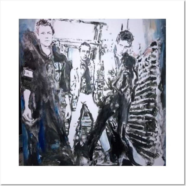 the clash Wall Art by Mike Nesloney Art